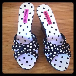 Betseyville Polkadot Wedges